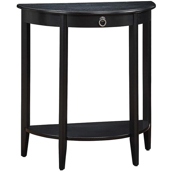 1 Drawer Console Table in Black