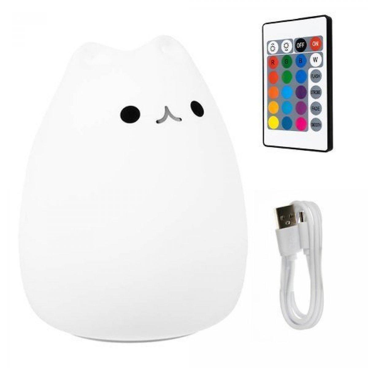 Cat lamp with Multi-colored LED lighting