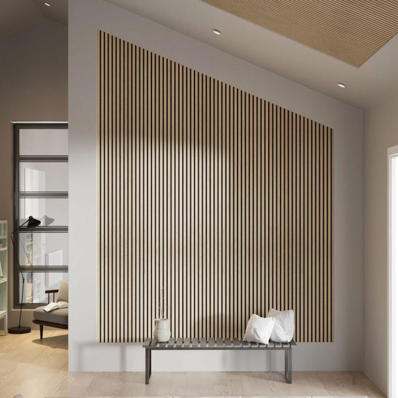 WOODFLEX Flexible Acoustic Wood Slat Wall Panel - Oak Veneer