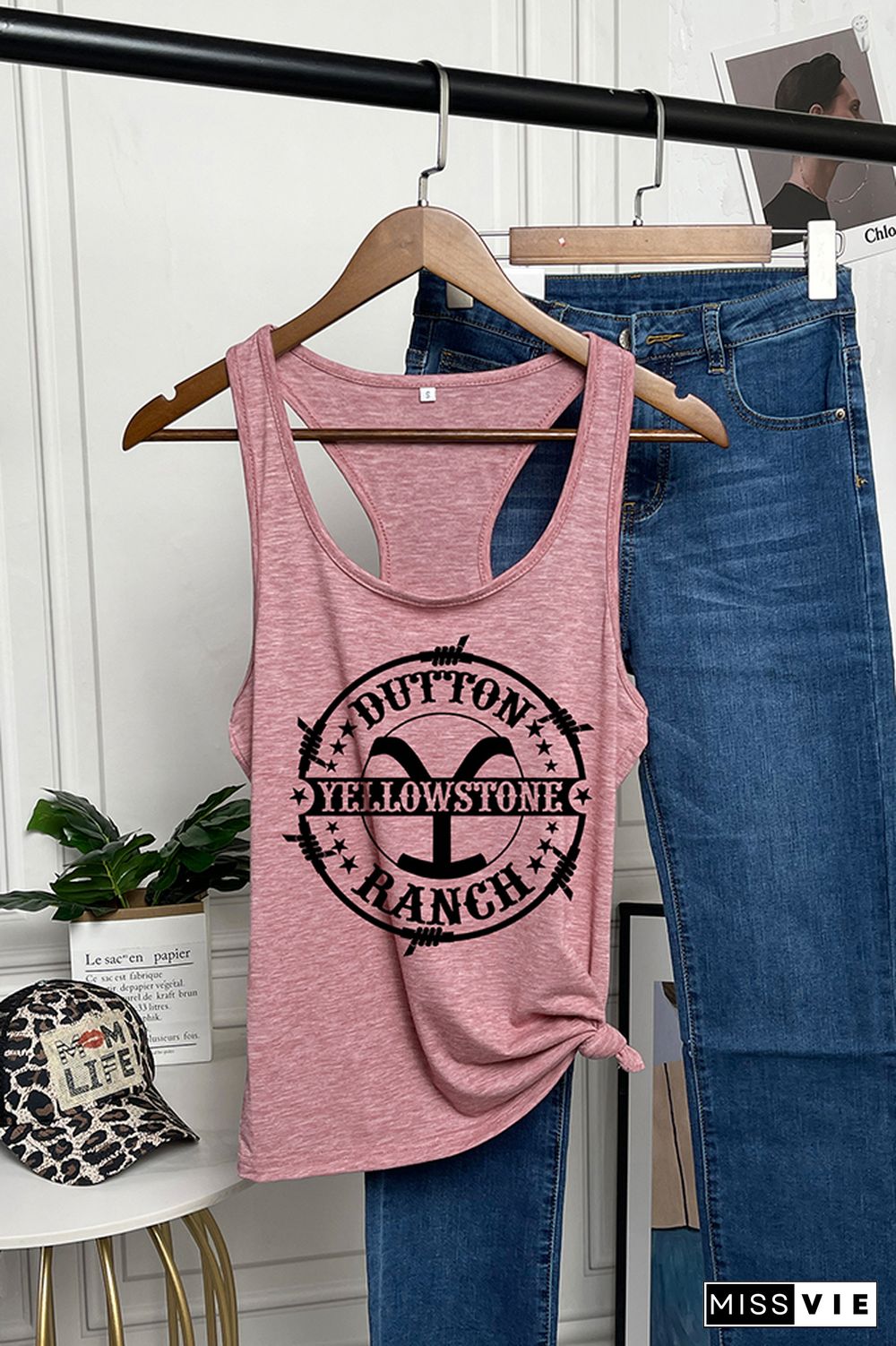 Dutton Ranch Yellowstone Sleeveless Tank Top Wholesale