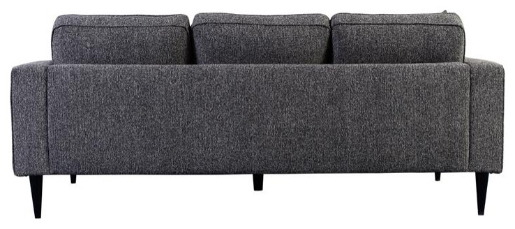 Hawthorne Collections Keaton Upholstered Sofa   Gray   Midcentury   Sofas   by Homesquare  Houzz