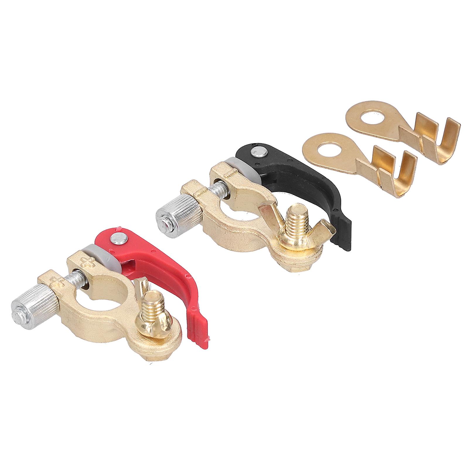 Quick Disconnect Battery Terminal Clamp Shut-off Connectors With Lug For 12v 6v 24v Boat Race Car