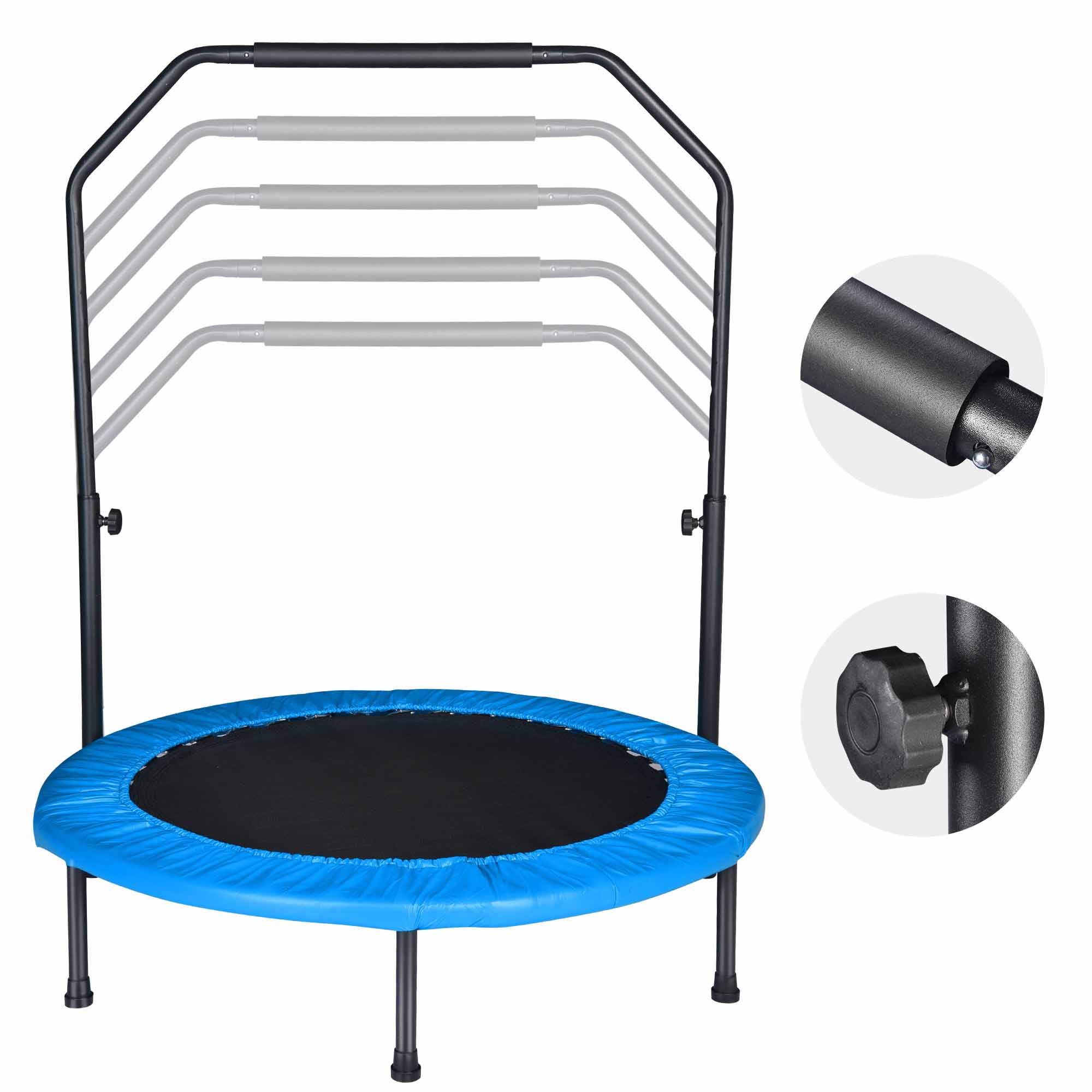 Yescom 3.3 ft Mini Trampline Foldable Rebounder with Handle