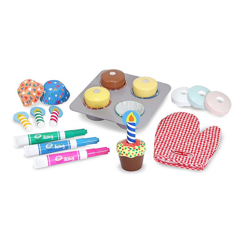 Melissa and Doug Bake and Decorate Cupcake Set