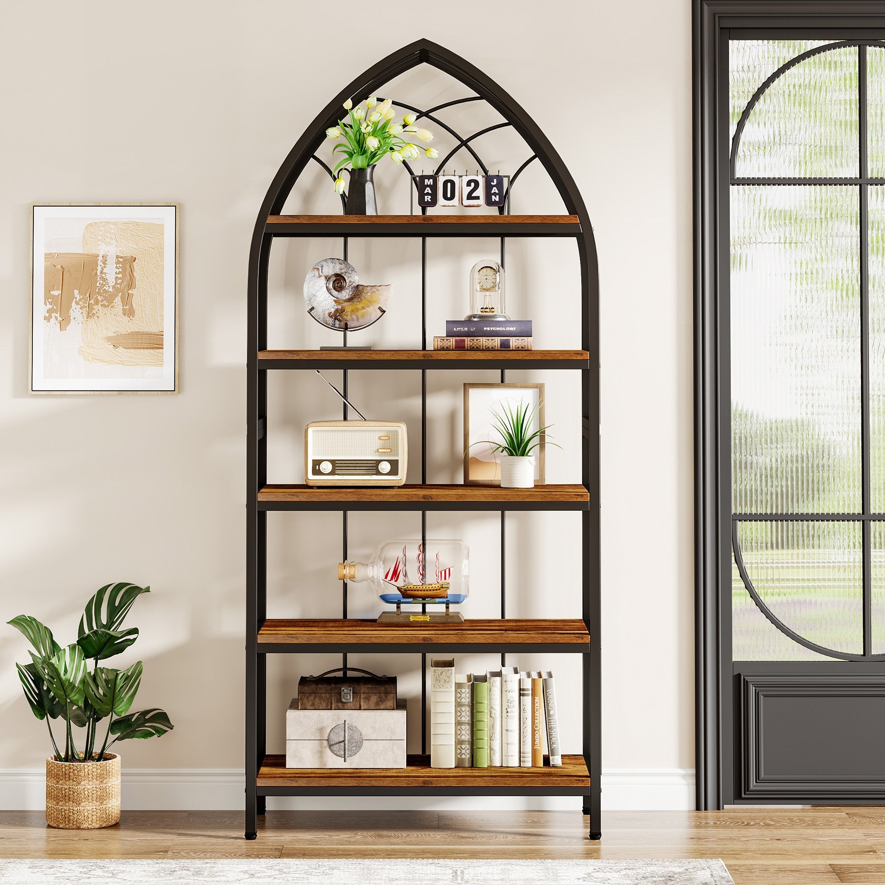 5-Tier Bookshelf, 74.8