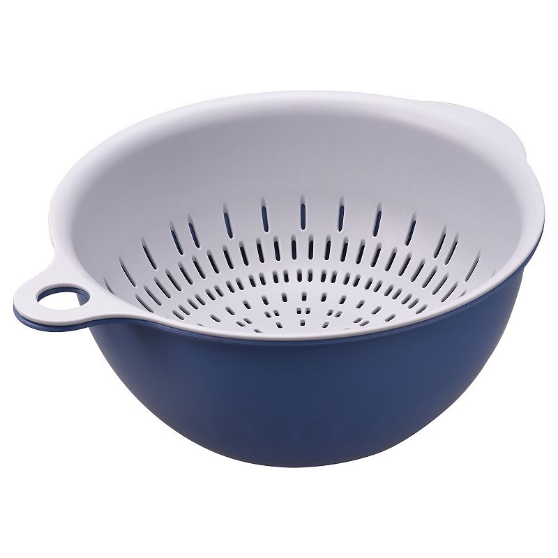 Kitchen Strainer Colander Bowl Set， Small Double Layer Drain Basket