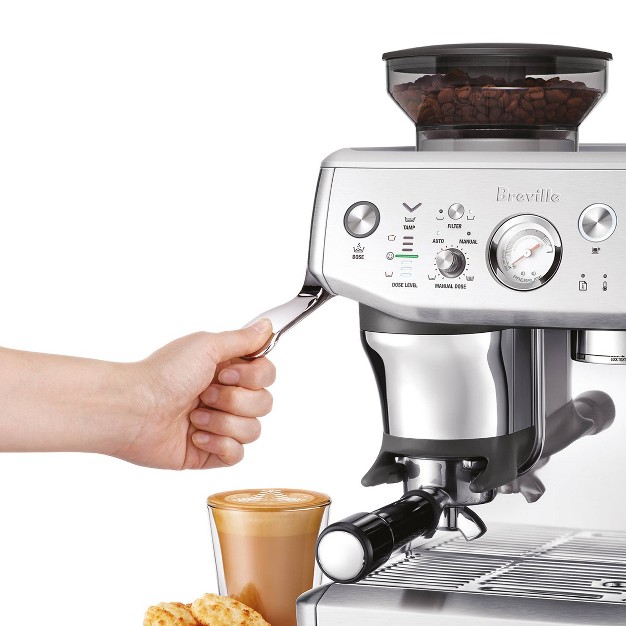 Breville Barista Express Impress Stainless Steel Espresso Maker Bes876bss1bna1