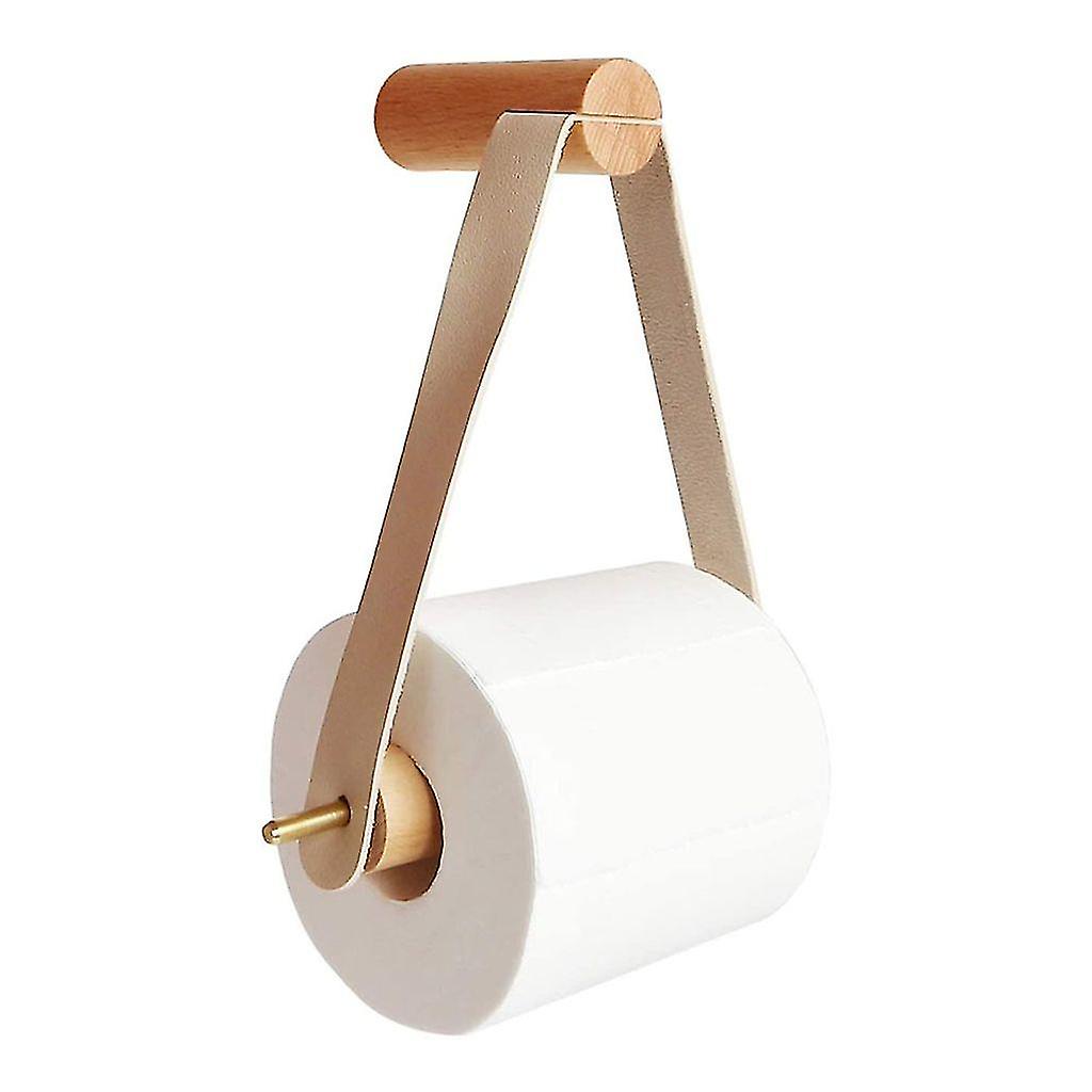 Wooden Roll Tissue Holder Bathroom Storage Toilet Paper Holder Box Bathroom Accessories