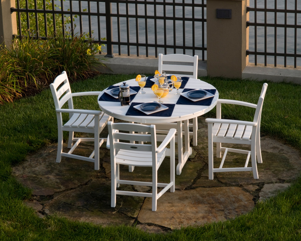 Polywood La Casa Cafe Dining Arm Chair   Contemporary   Outdoor Dining Chairs   by POLYWOOD  Houzz