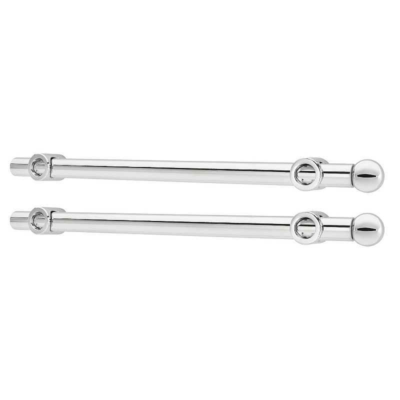 Rev-A-Shelf CVR-14-CR 14 Extendable Designer Closet Valet Rod， Chrome (2 Pack)