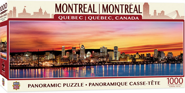 MasterPieces Puzzles American Vista Panoramic - Montreal 1000 Piece Puzzle