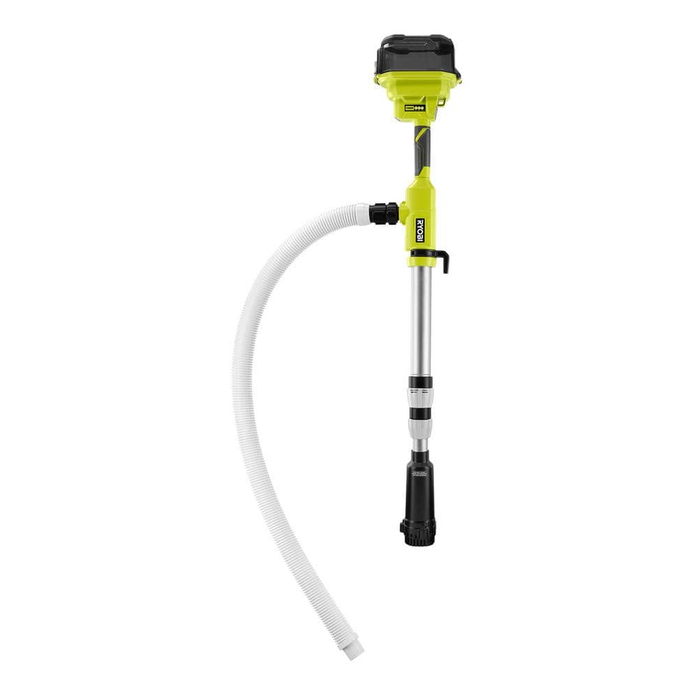 RYOBI ONE+ 18V Cordless 1/6 HP Telescoping Pole Pump with 2.0 Ah Battery and Charger RY20UP022K