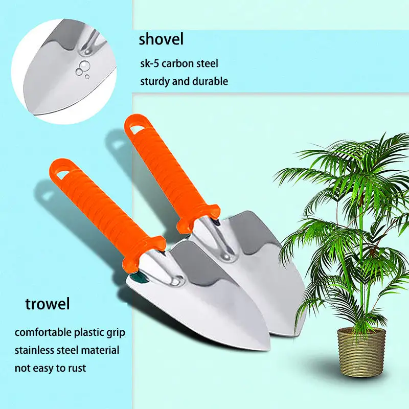 High Quality Stainless Steel Garden Hand Tools for Cutting Weeds with BMC Kids Gardening Hand Tool Set for Gardening