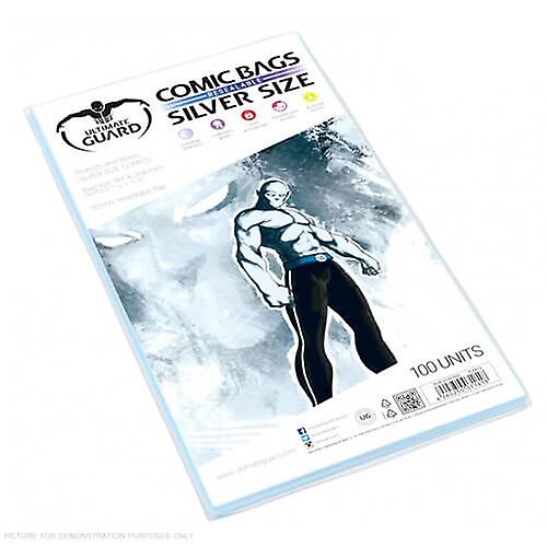 Ultimate Guard Comic Bags Resealable 100pk (Silver)