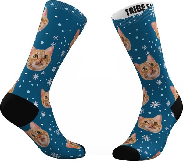 Tribe Socks Personalized Holiday Pet Face Socks