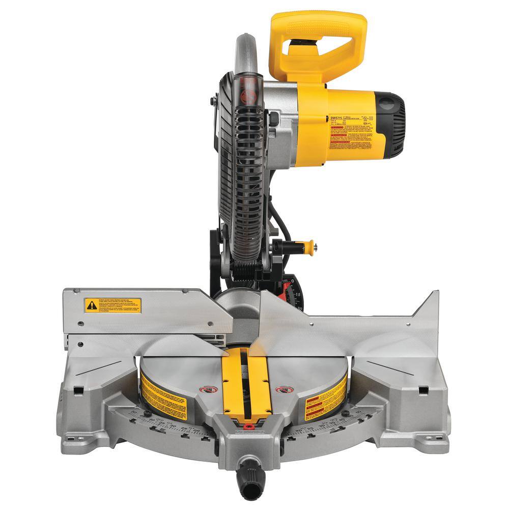 DW 15 Amp Corded 12 in. Compound Single Bevel Miter Saw and Heavy Duty Miter Saw Stand DWS715W723