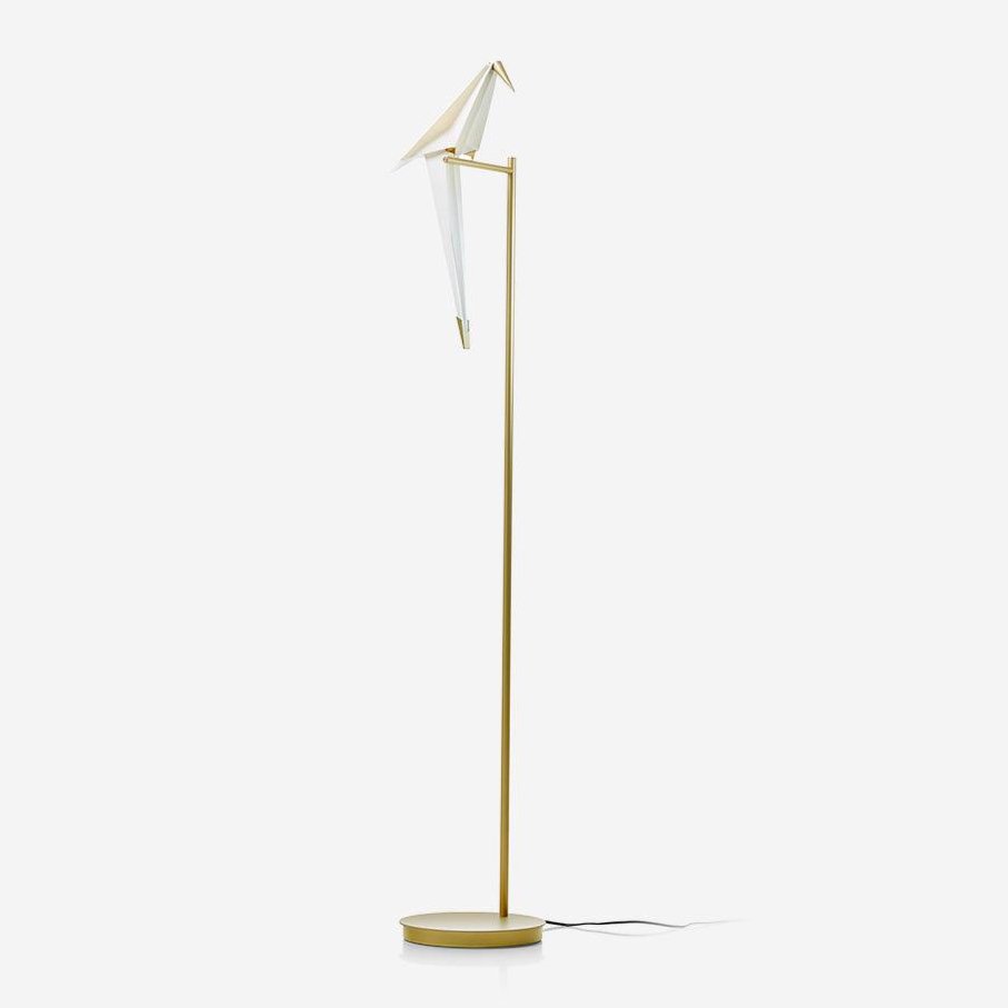 Paper Crane Bird Floor Lamp