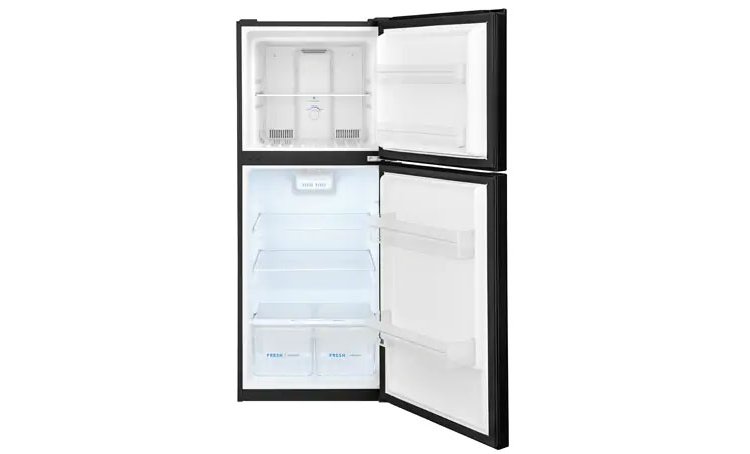 Frigidaire ADA 10.1 Cu. Ft. Black Top Freezer Apartment-Size Refrigerator