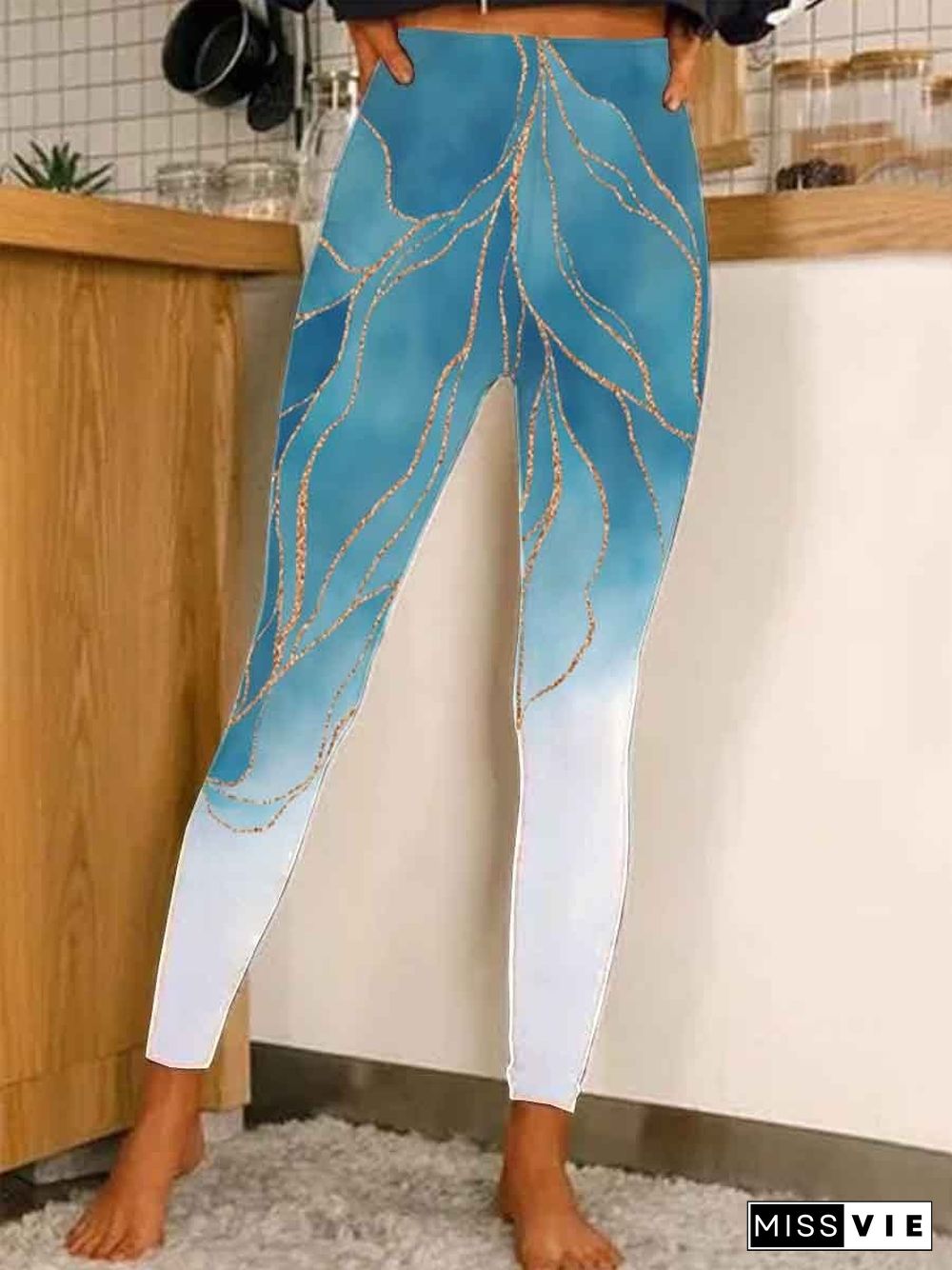 Women's Comfort Graphic Printed Legging Pants Yoga Pants