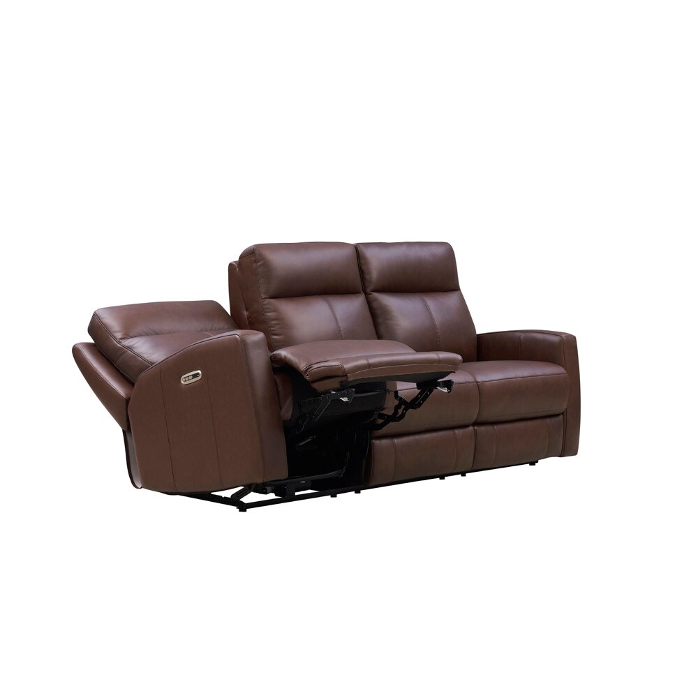 Hydeline Vienna Zero Gravity Power Recline and Headrest Top Grain Leather Sofa and Loveseat with Built in USB A   USB C Ports