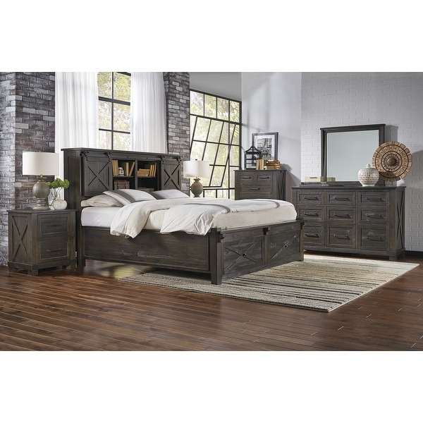 Simply Solid Sharla Solid Wood 5-piece Storage Bedroom Collection - - 29141187