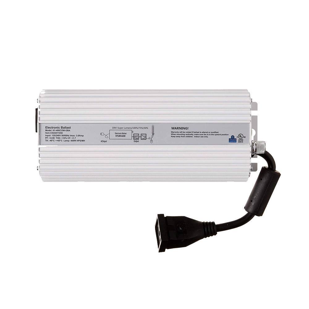 Hydro Crunch 400-Watt Digital Dimmable Ballast 120240-Volt for Grow Lights C02A011050