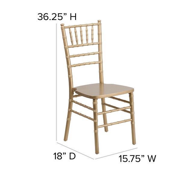 HERCULES Series Silver Wood Chiavari Chair