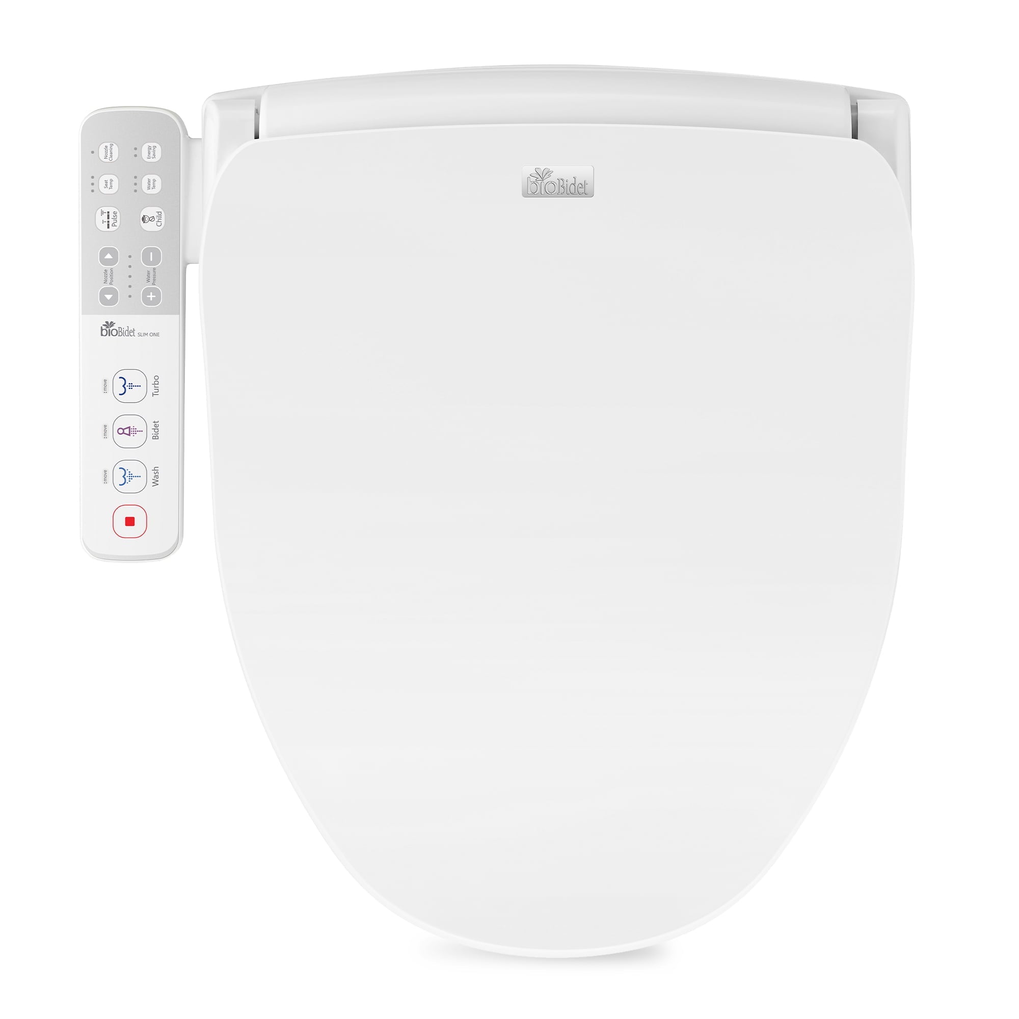 Bio Bidet Slim ONE Bidet Smart Toilet Seat- Round White