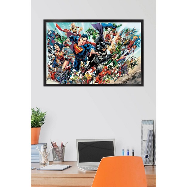 Dc Comics Rebirth Framed Poster Trends International