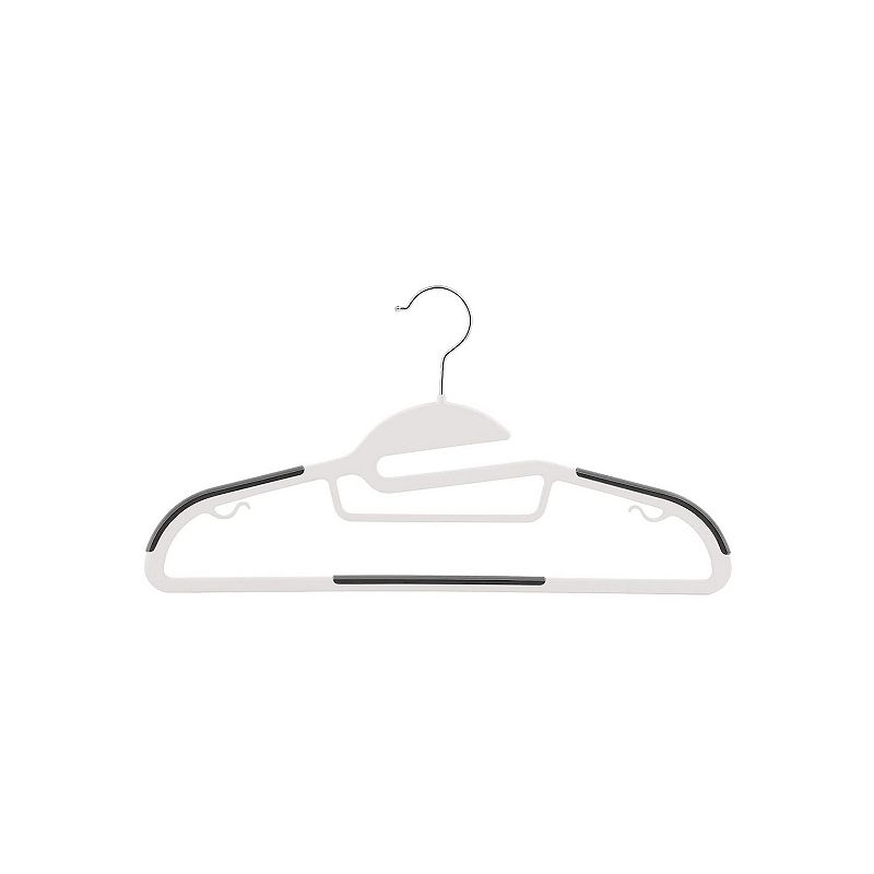 30 Pack Coat Hangers ， Premium Quality Plastic Suits Hangers， Heavy Duty