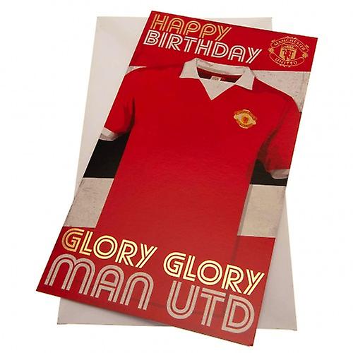 Manchester United FC Retro Birthday Card