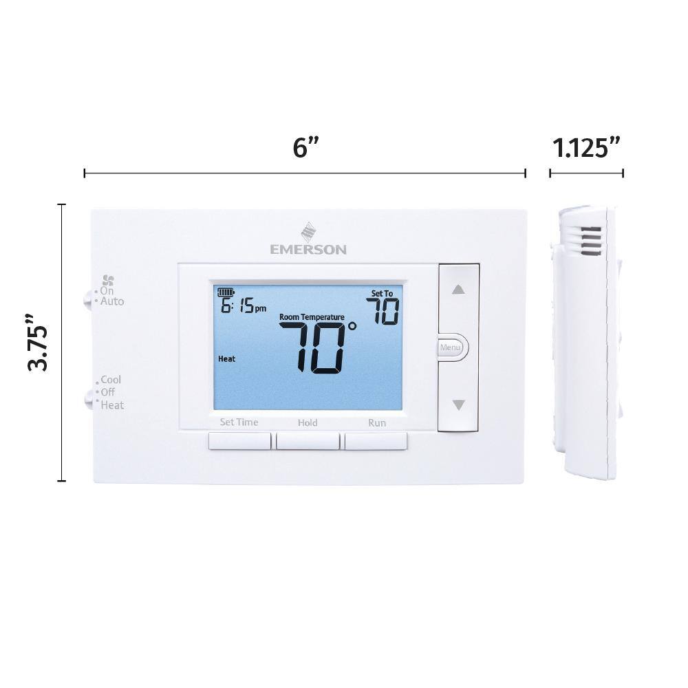 Emerson 80 Series 7 Day Programmable Single Stage (1H1C) Thermostat 1F83C-11PR