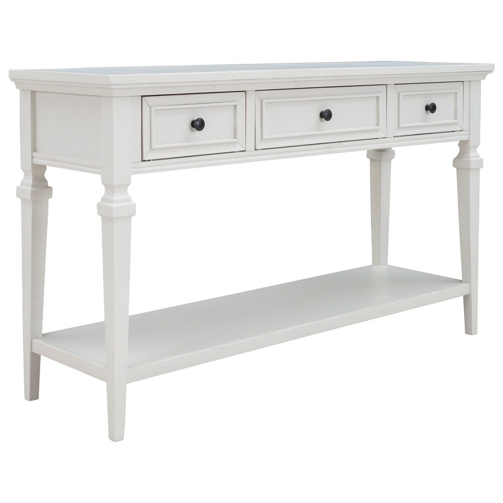 Console Table with Three Top Drawers