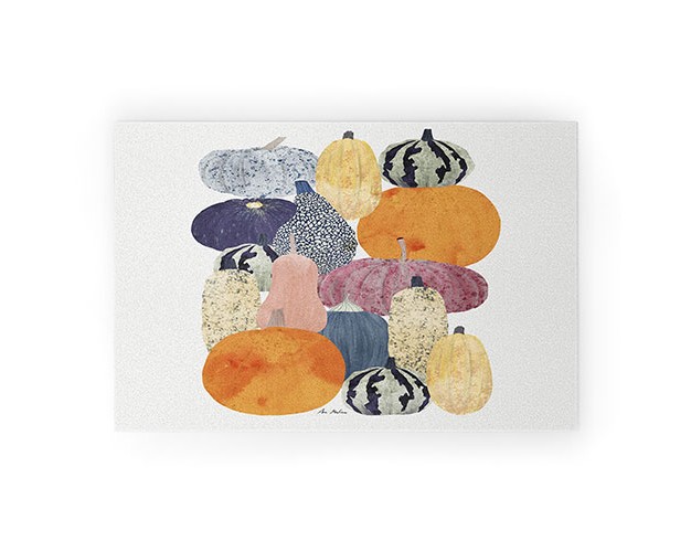 El Buen Limon Pumpkin Still Life Welcome Mat society6