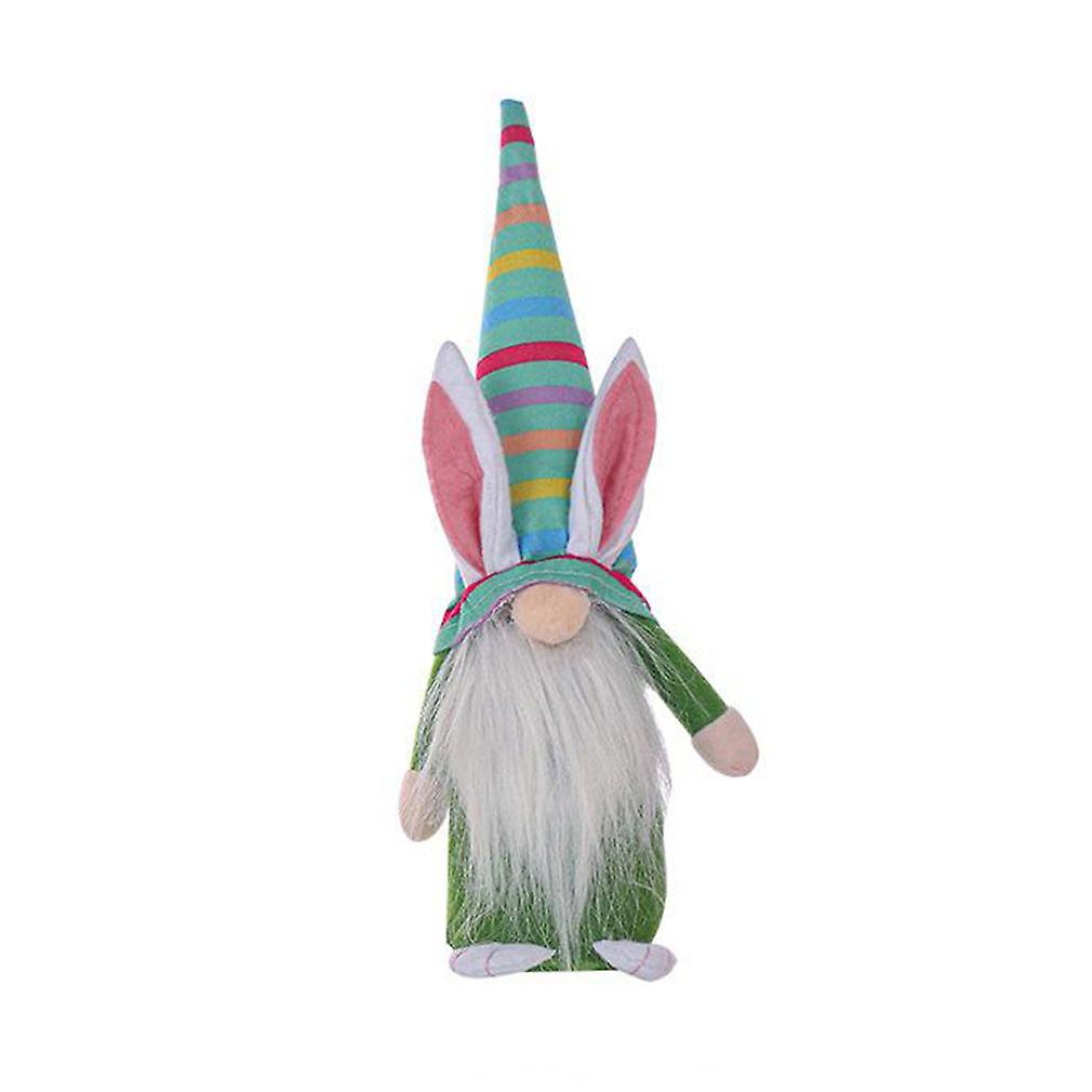 Easter Bunny Faceless Doll Decorations Bright Color Holiday Home Party Gnome Handmade Rabbit Plush Toys Easter Gifts