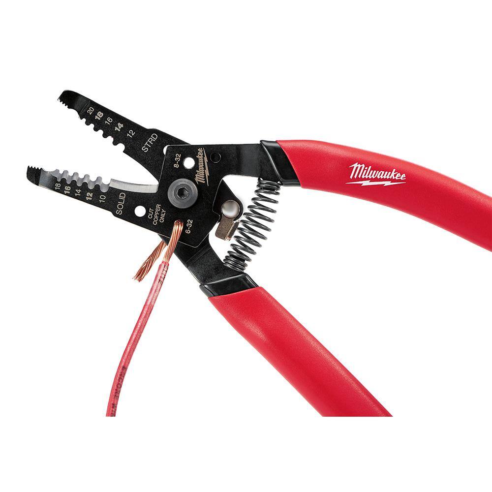 MW 7 in. Wire Stripper with Wire  Cutter and Bolt Cutter 48-22-6109