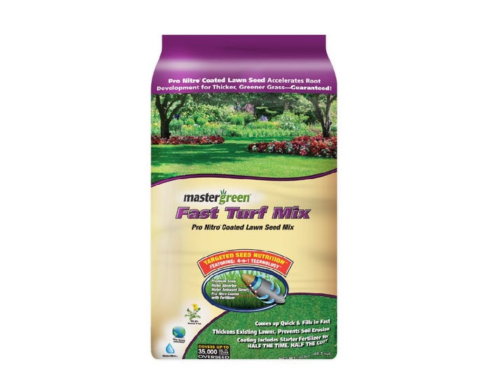 MasterGreen Fast Turf Mix， 50lb - SEEDFAST