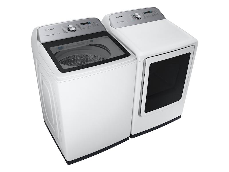 Samsung DVE55CG7100W 7.4 Cu. Ft. Smart Electric Dryer With Steam Sanitize+ In White