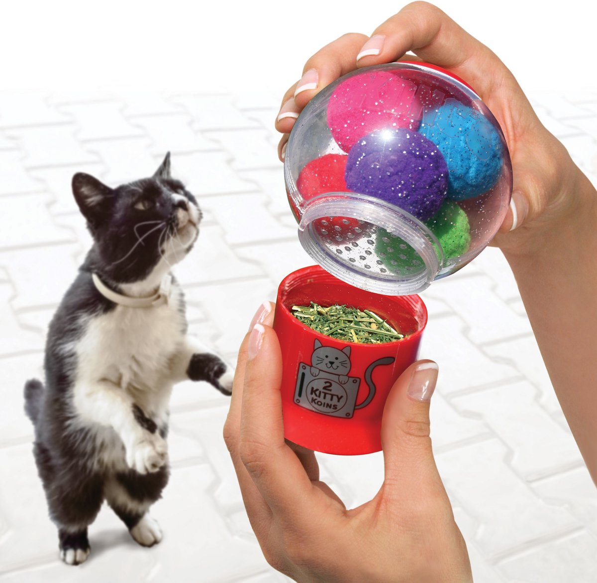 KONG Catnip Infuser Plush Cat Toy with Catnip