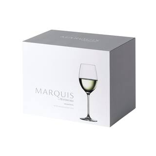 Marquis By Waterford Moments 12.8 fl.oz Crystal White Wine Glasses Set (Set of 8) 40033805