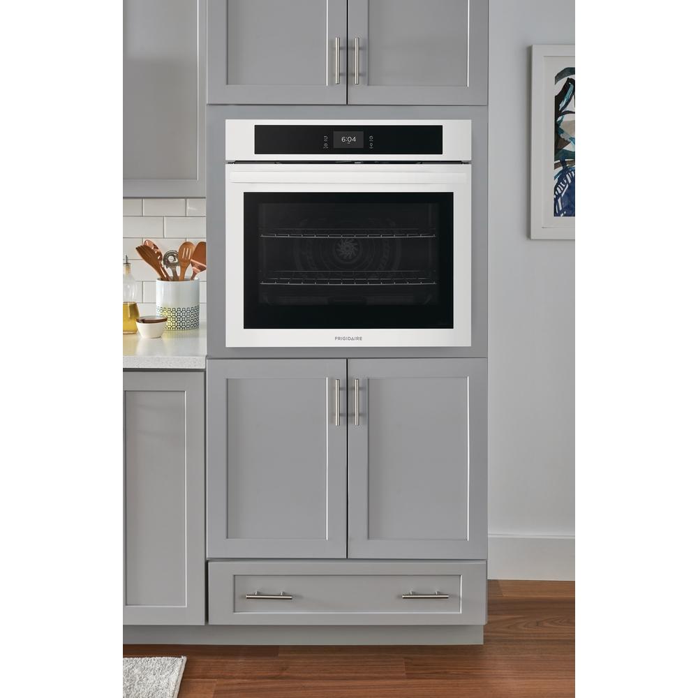 Frigidaire 30-inch, 5.3 cu.ft. Built-in Single Wall Oven with Convection Technology FCWS3027AW