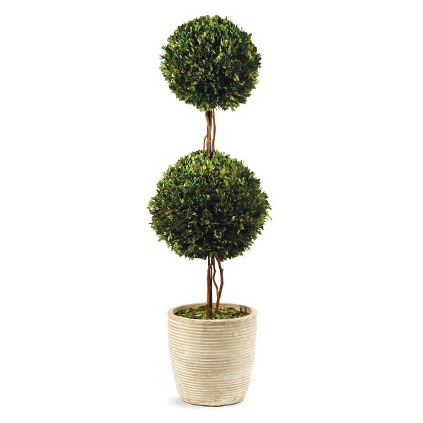 Boxwood Double Sphere Topiary 28