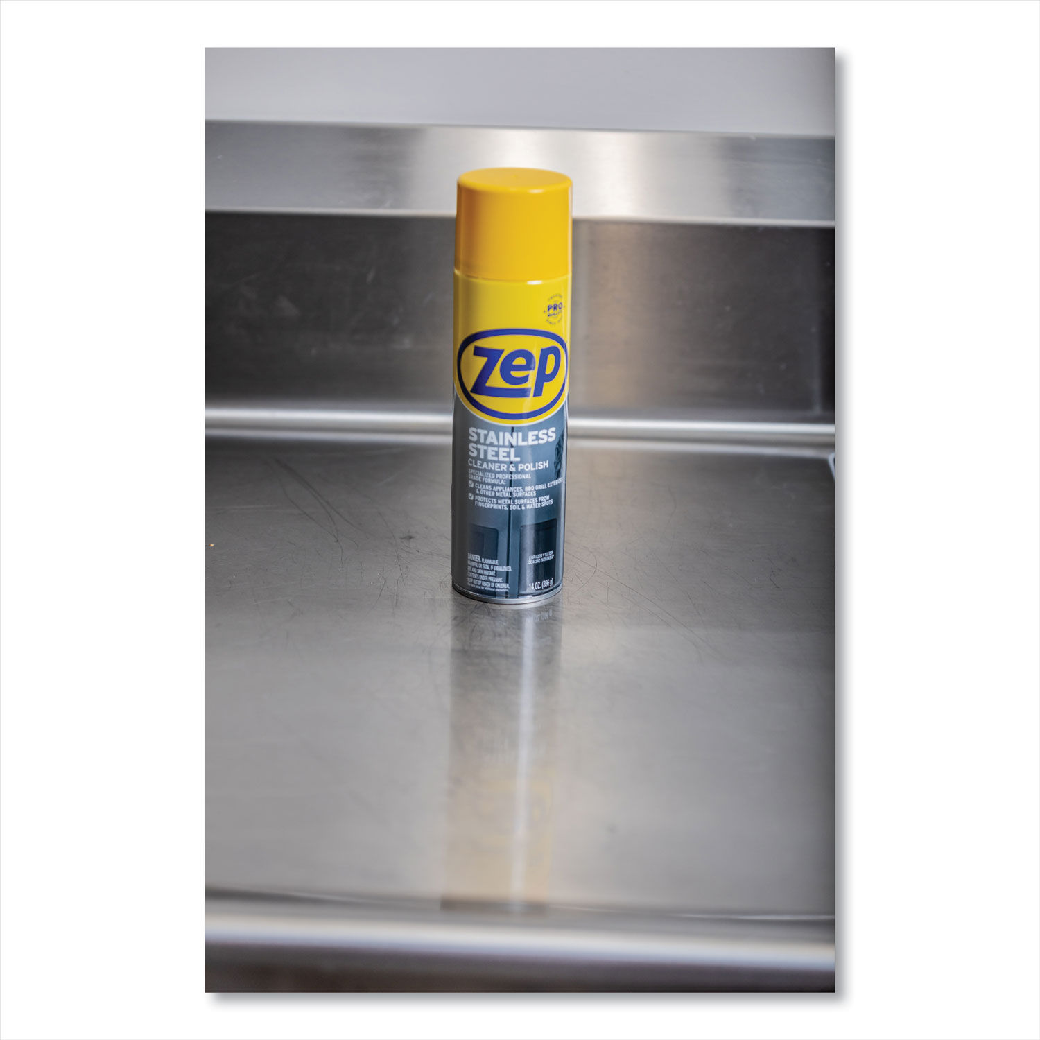 Stainless Steel Polish by Zep Commercialandreg; ZPEZUSSTL14CT