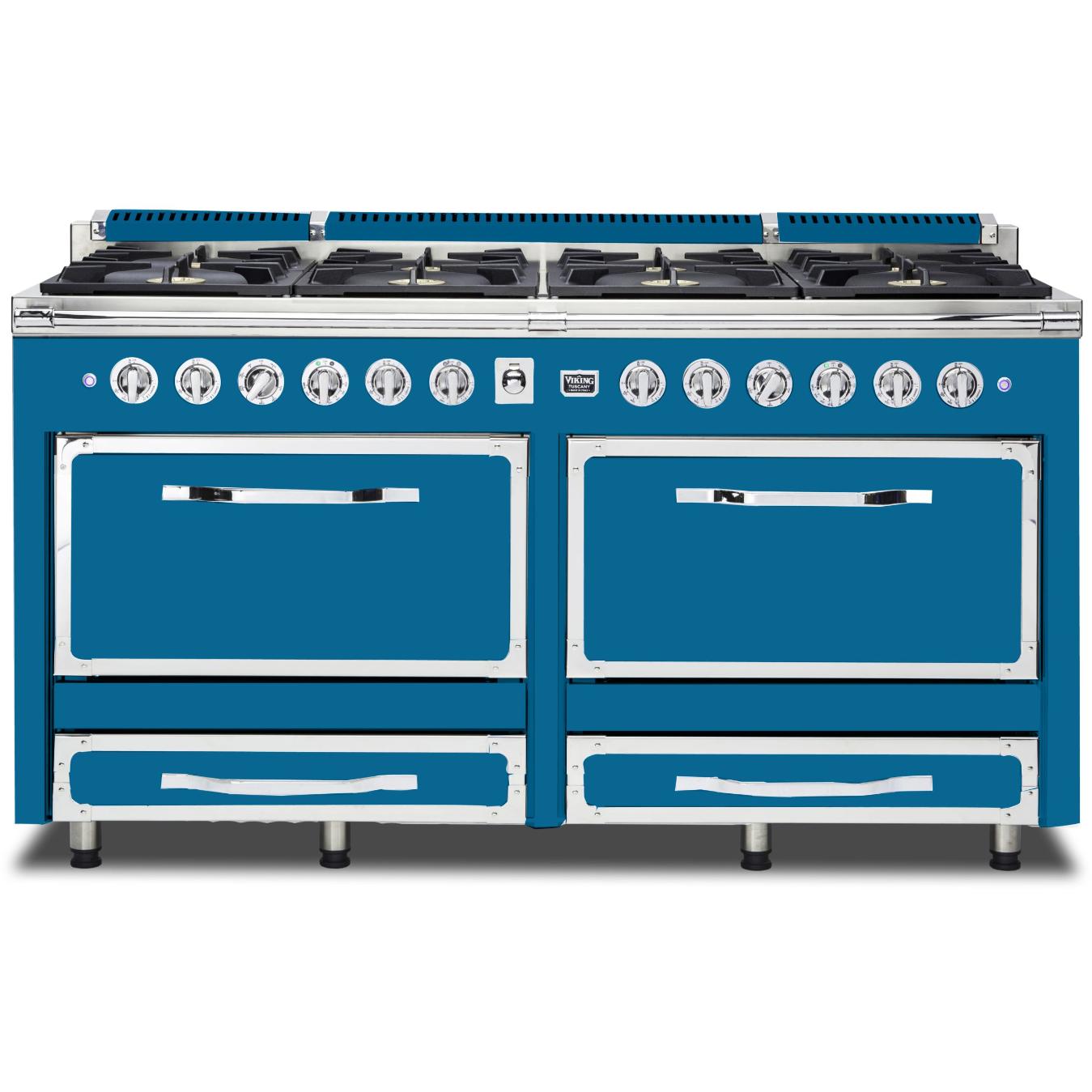 Viking 66-inch Freestanding Dual-Fuel Range with Convection Technology TVDR661-8BAB