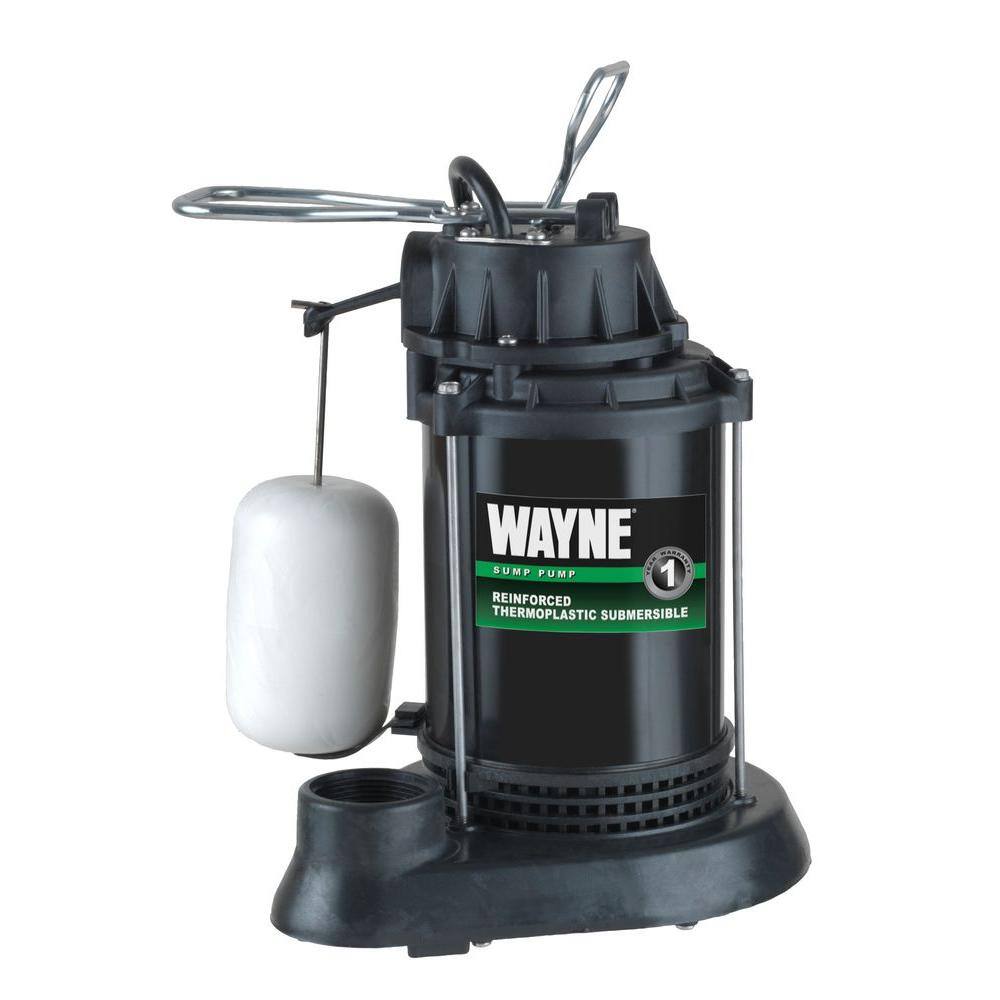 Wayne 12 HP Thermoplastic Sump Pump SPF50