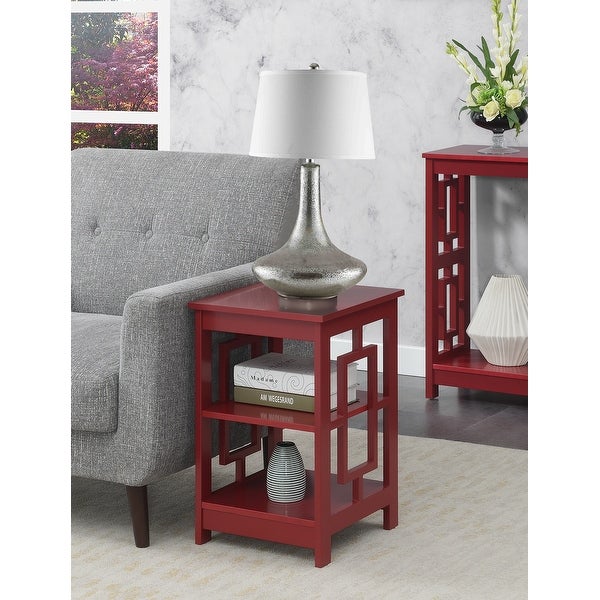 Porch and Den Woodmere Contemporary Square End Table