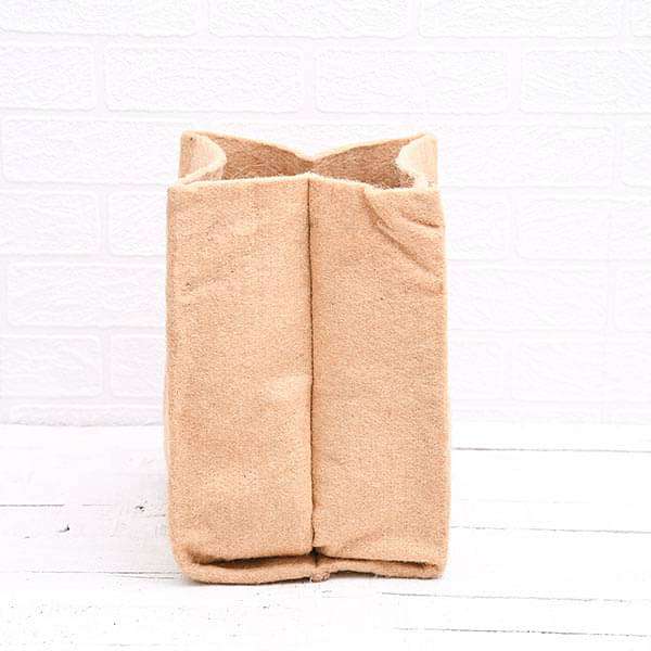 12 inch (30 cm) Eco Friendly Jute Grow Bag (Brown) (set of 2)