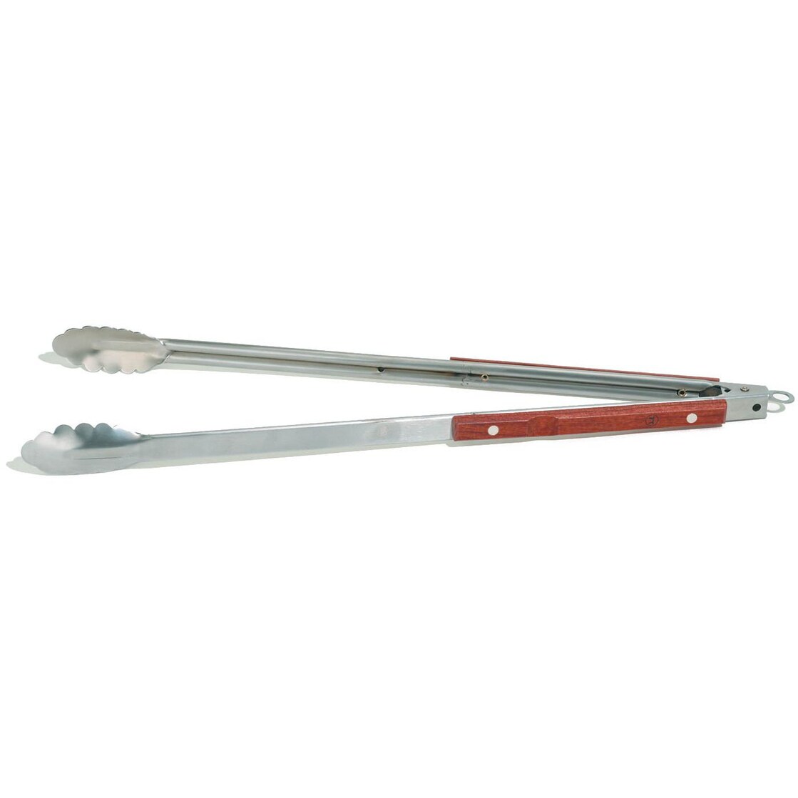 Outset Rosewood 22-Inch Stainless Steel Extra Long Locking BBQ Tongs