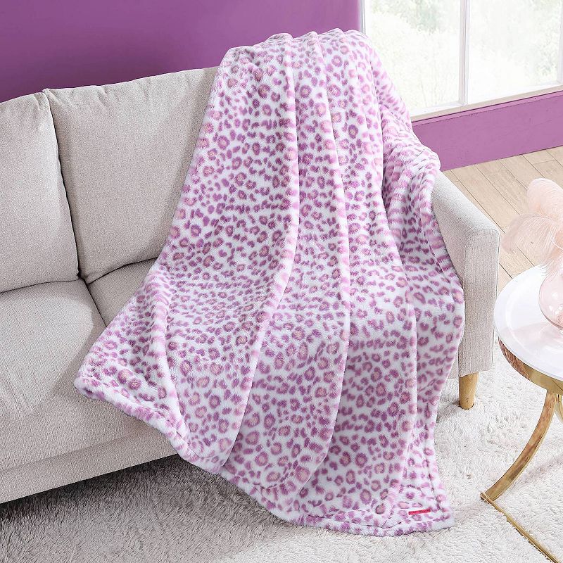 Betsey Johnson Leopard Throw Blanket