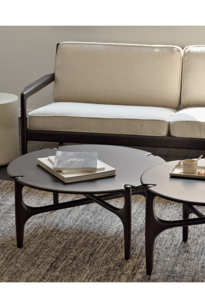 Varnished Mahogany Coffee Table  Ethnicraft PI   Midcentury   Coffee Tables   by Oroa   Distinctive Furniture  Houzz